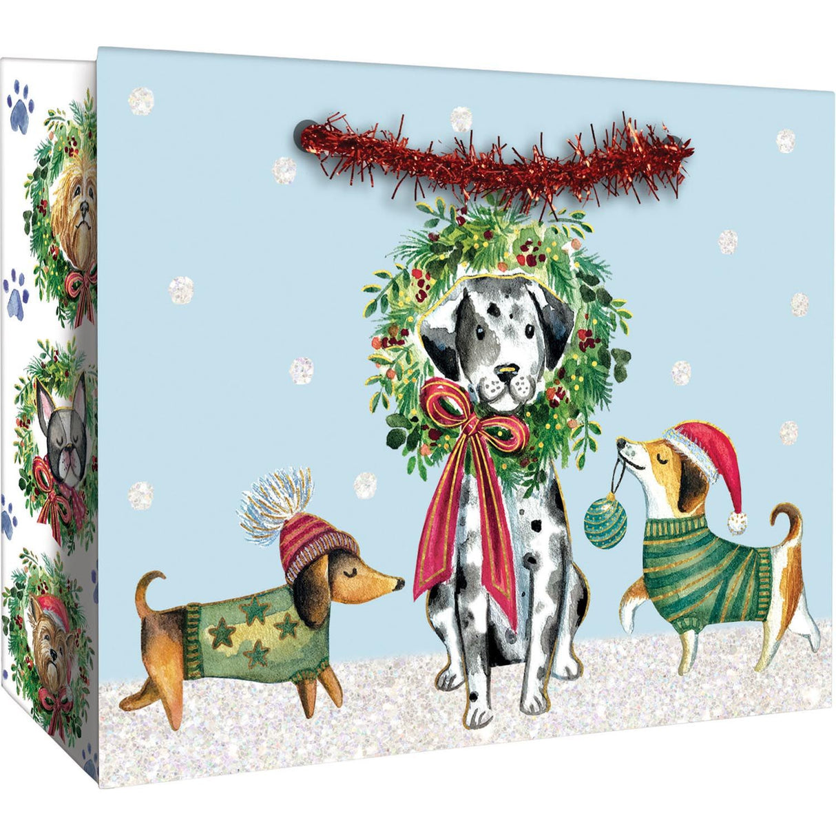 Dashing Dogs - Gift Bag - 5 x 2 x 4"