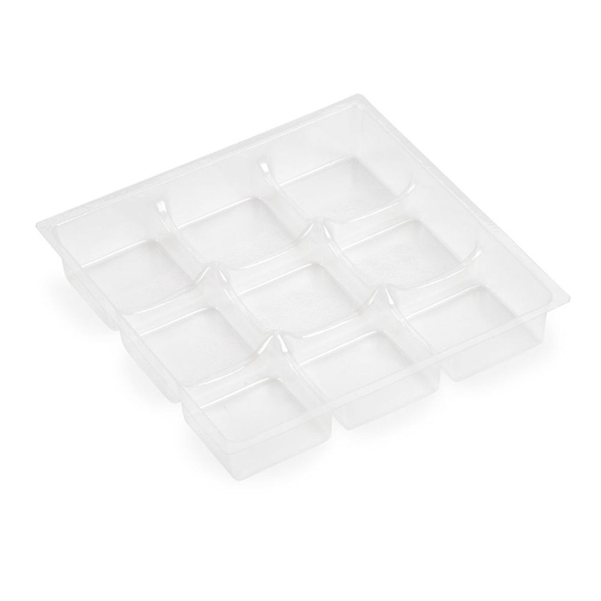 Clear - Candy Tray - (9 Pc.) 4 x 4 x 3/4"