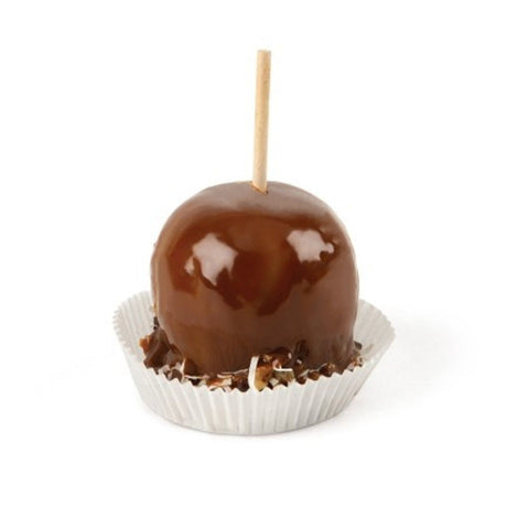 White - Caramel Apple Cups - 3-1/2" (Dia) x 1-1/4" (H)