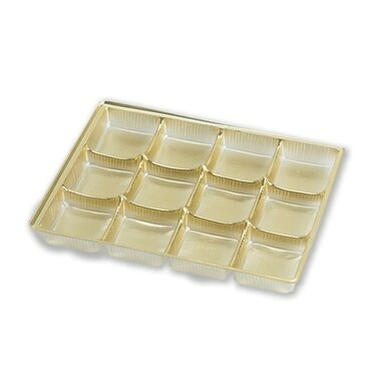 Gold - Candy Tray - (12 Pc.) 6-1/8 x 4-1/2 x 5/8"