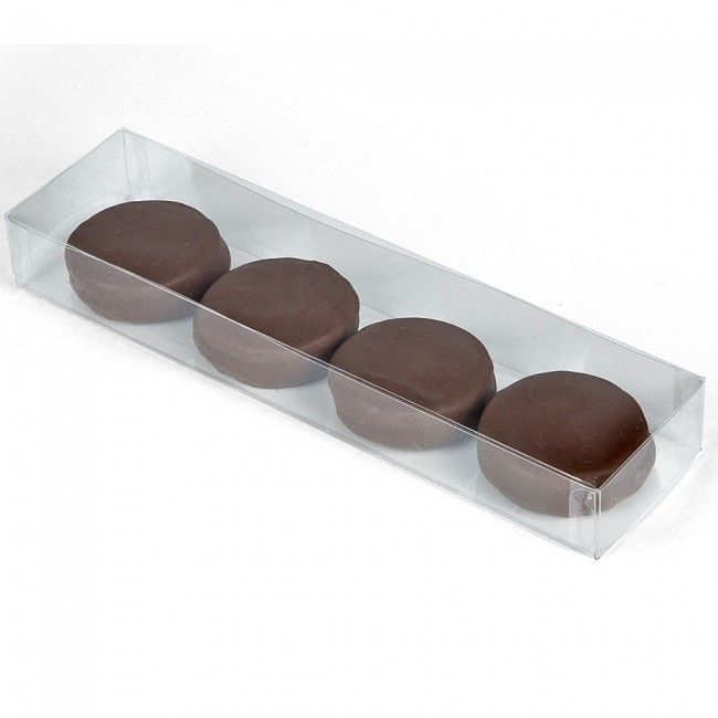 Clear - Oreo / Macaron Box - (4 Pc.) 8-1/4 x 2-1/8 x 1"