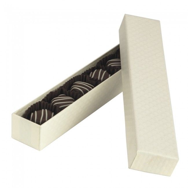 Quilted Cream - Set Up Candy Box - (6 Pc.) 9-1/2 x 1-1/2 x 1-1/4"