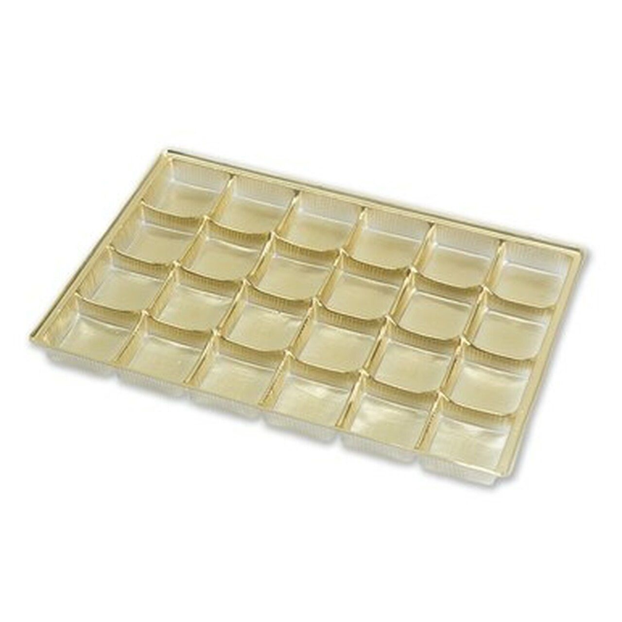 Gold - Candy Tray - (24 Pc.) - 9-1/4 x 6-1/8 x 5/8"