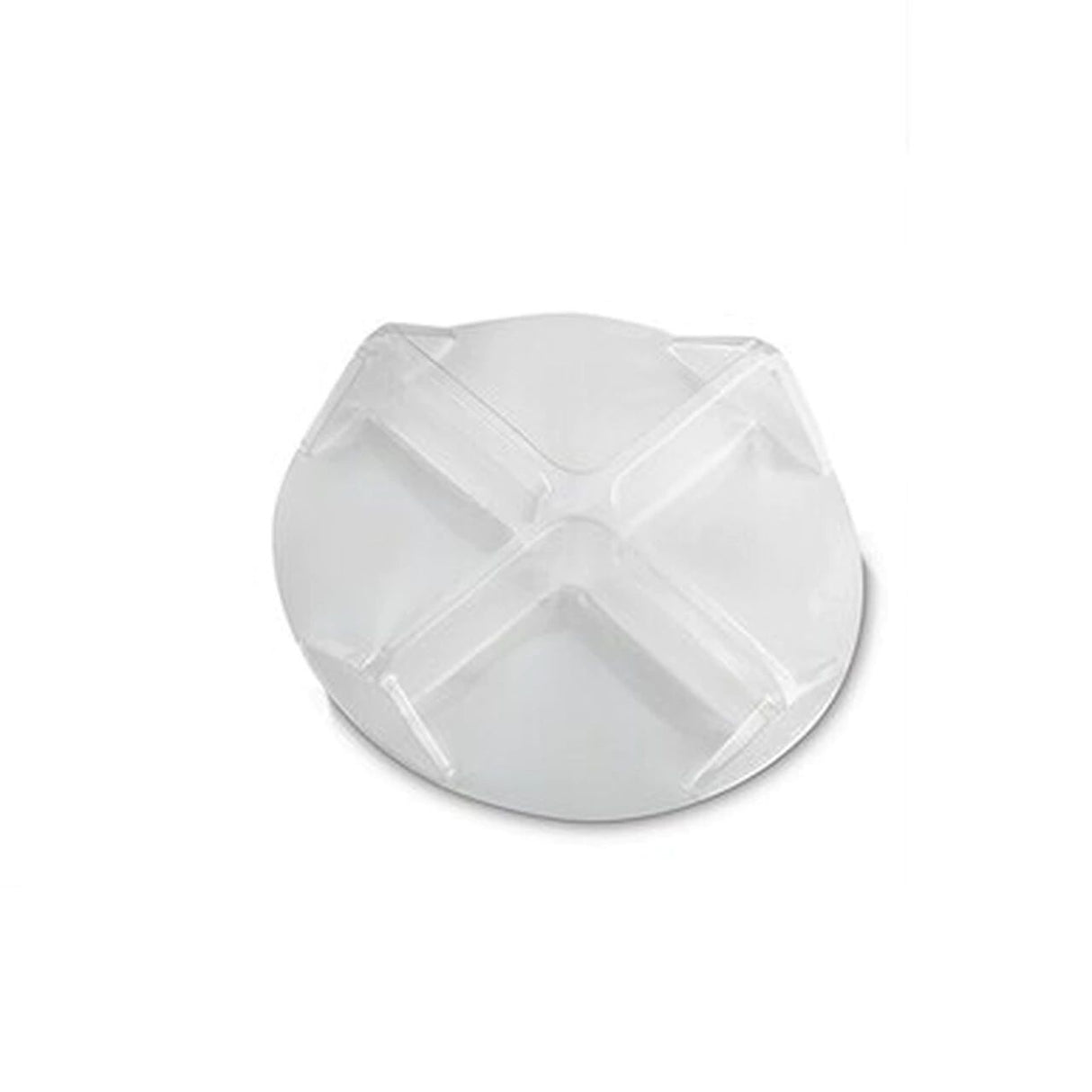 Clear - 4-Way Divider - 5-3/4 (Dia) x 1-1/6" (H)