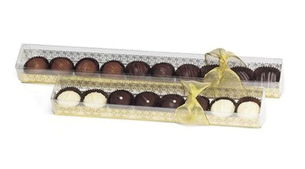 Clear - Geneva Candy Box - (Large) 10 x 1-9/16 x 1-1/8"