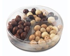 Clear - Round Candy Box - 5-3/4 (Dia) x 1-1/16" (H)