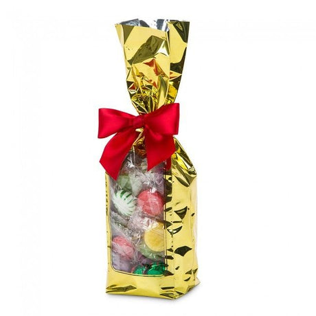 Old Gold / Window - Stand Up Candy Bag - (1lb) 2-3/4 x 2 x 11"