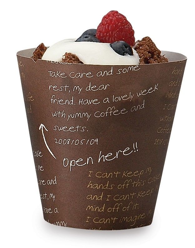 Cafe Sweets - Dark - Baking Cup - (5.8 oz) 1.8 Dia. x 2.8"