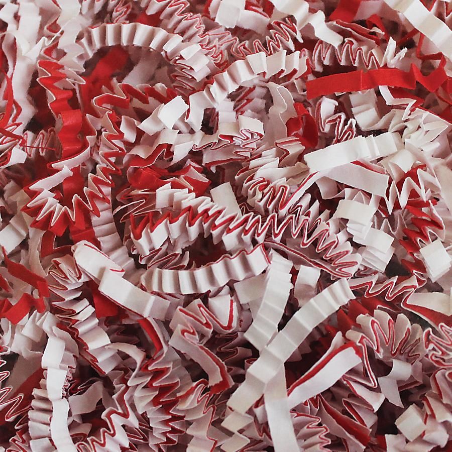 Candy Cane Blend - Crinkle Cut Basket Shred - 10 lb Box
