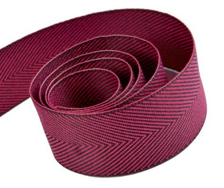 Black / Shocking Pink - Charming Chevron Ribbon - 1-1/2" x 50 Yards