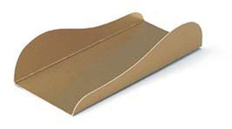 Gold - Rectangular Cake Plate - 3.5 x 1.6"