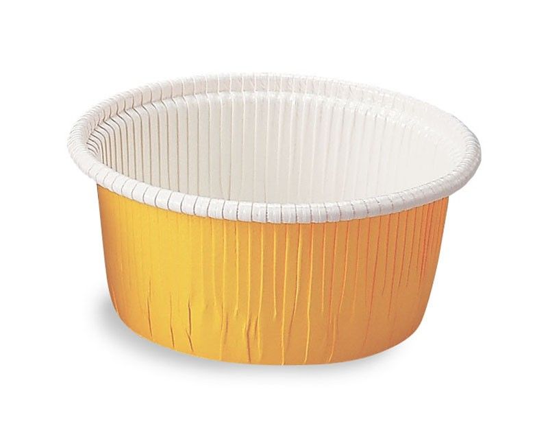 Yellow - Curled Cup - (6.1 oz) 2.8 Dia. x 1.6" H