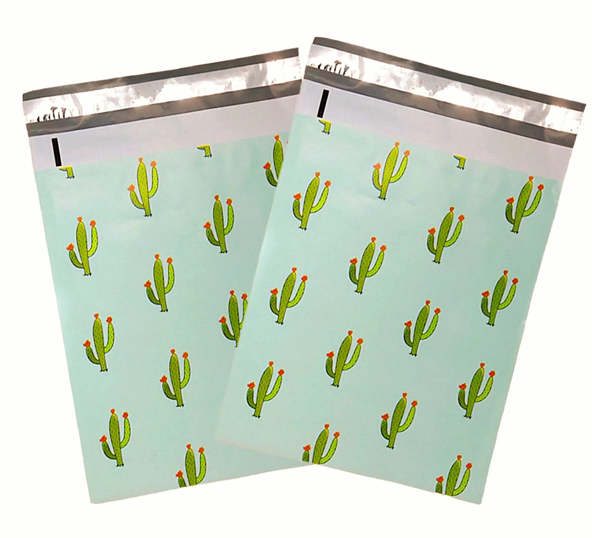Cactus Mint Poly Mailers Size 6x9 Shipping Bags