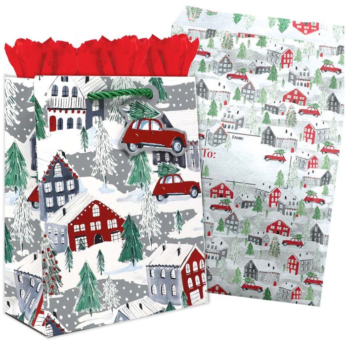 Christmas Town Gift Bags, Wrapping Paper, & Mailers