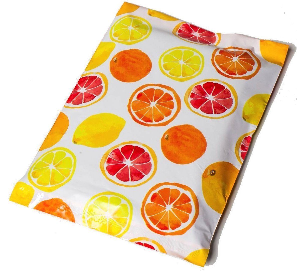 Citrus Orange Poly Mailers Size 10x13 Colorful Shipping Bags