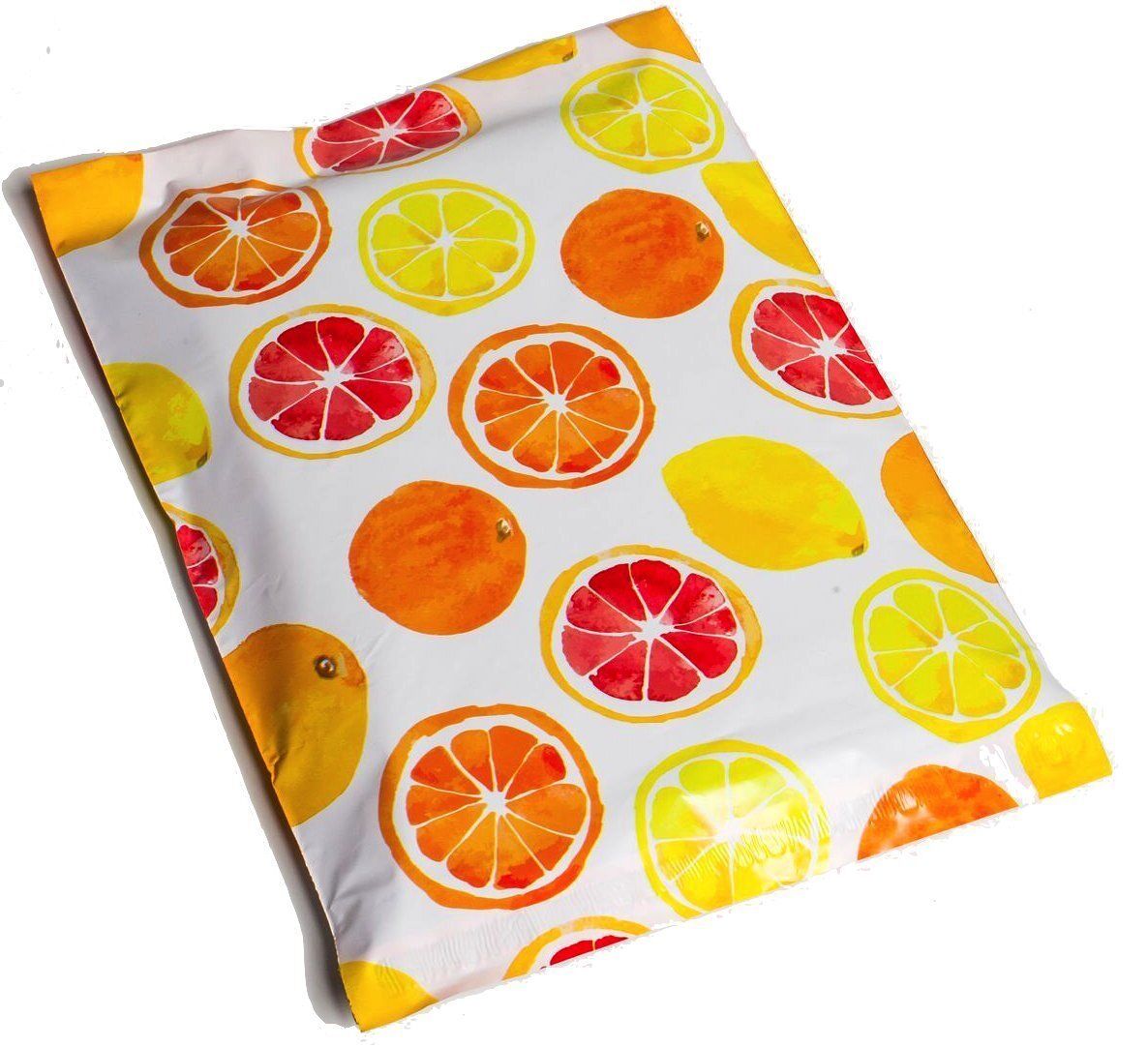 Citrus Orange Poly Mailers Size 10x13 Colorful Shipping Bags