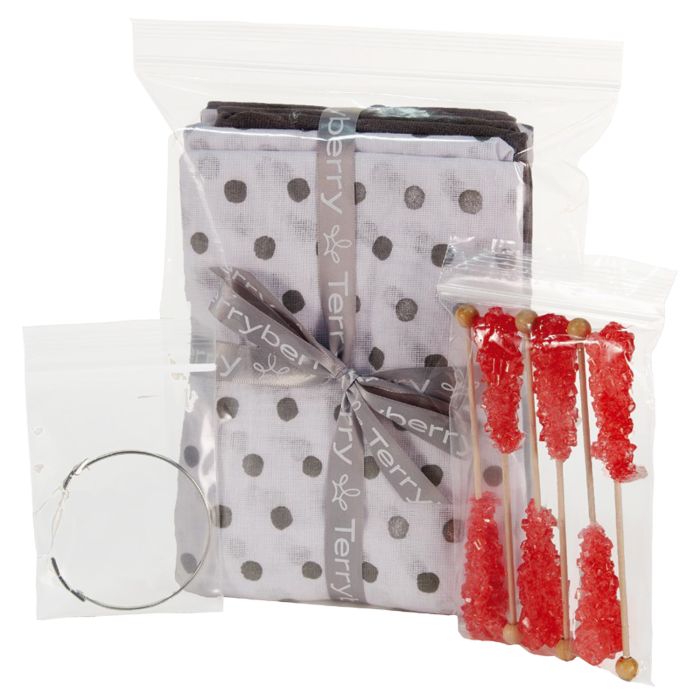 Clear Flat Zipper Pouches