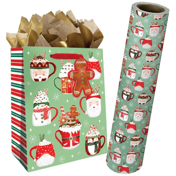 Cocoa Christmas Gift Bags & Wrapping Paper