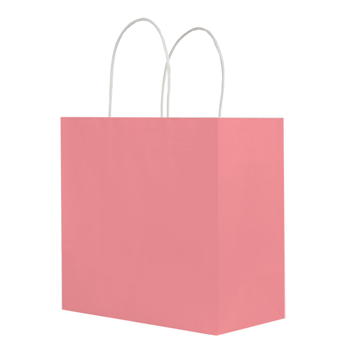 Coral - Smooth Top Egde Shopping Bag - 10 x 5 x 10"
