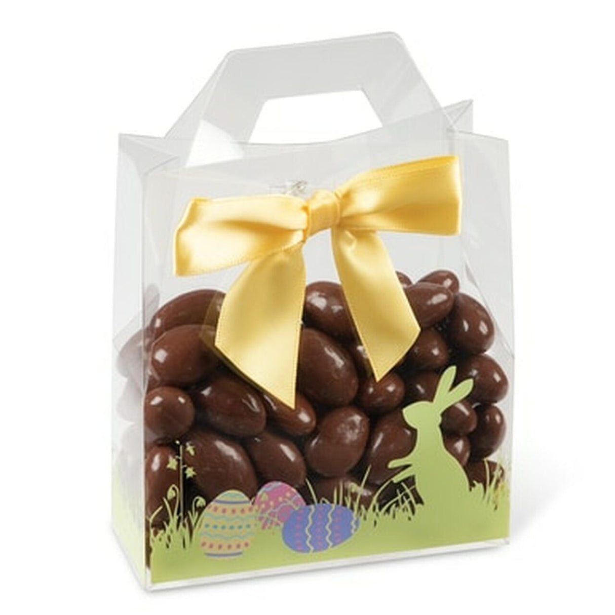 Easter Eggs - Clear Tote - (Medium) 4-3/8 x 1-5/8 x 3-7/8"