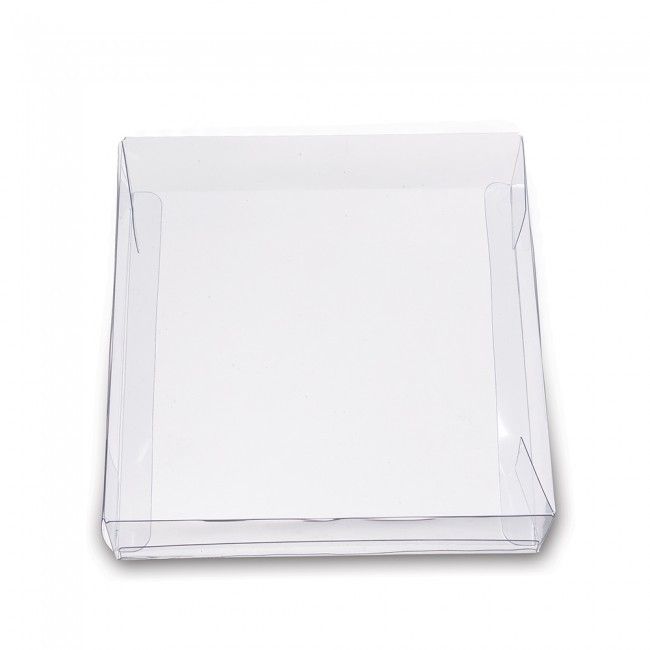 Clear - Clear Folding Candy Box - (1/2 lb) 6-5/8 x 6-1/4 x 1-1/4"