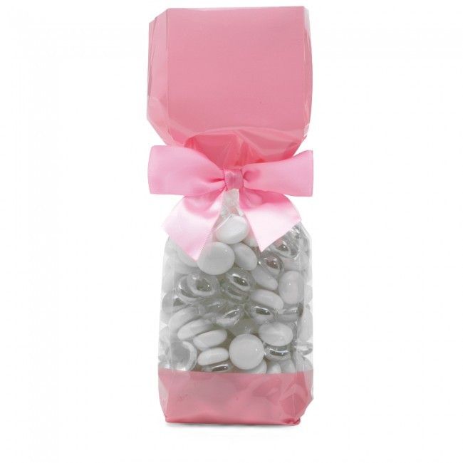 Pink - Deluxe Candy Bag - 2 x 1-7/8 x 9-1/2"