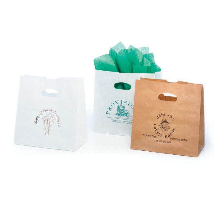 Die Cut Handle Paper Restaurant Bags