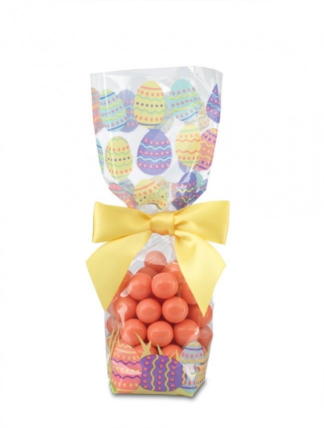 Easter Eggs - Deluxe Candy Bag - 2 x 1-7/8 x 9-1/2"