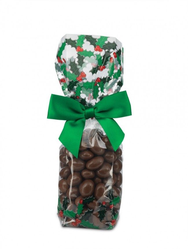 Holly - Deluxe Candy Bag - 2 x 1-7/8 x 9-1/2"