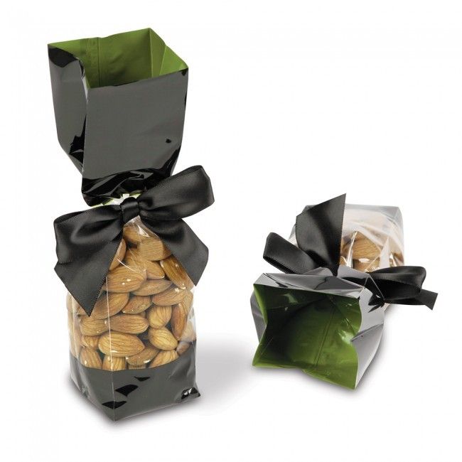 Black/Green - Deluxe Candy Bag - 2-5/8 x 1-7/8 x 10-3/4"