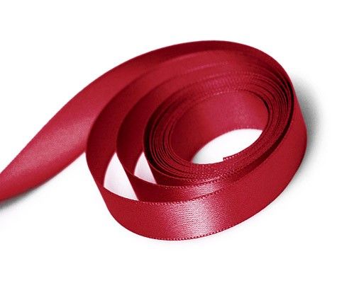 Scarlet - Double Face Satin Ribbon - 3/8" x 100 Yards