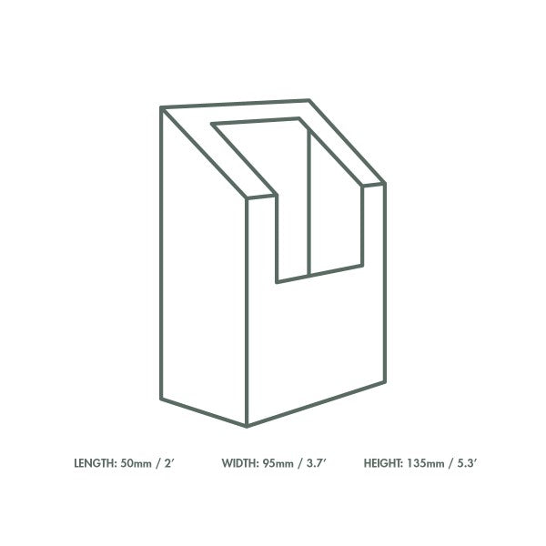 Vegware Kraft Tortilla Wrap Box with PLA Window, Compostable Food Carton (QTY 500), SKU VWWTT