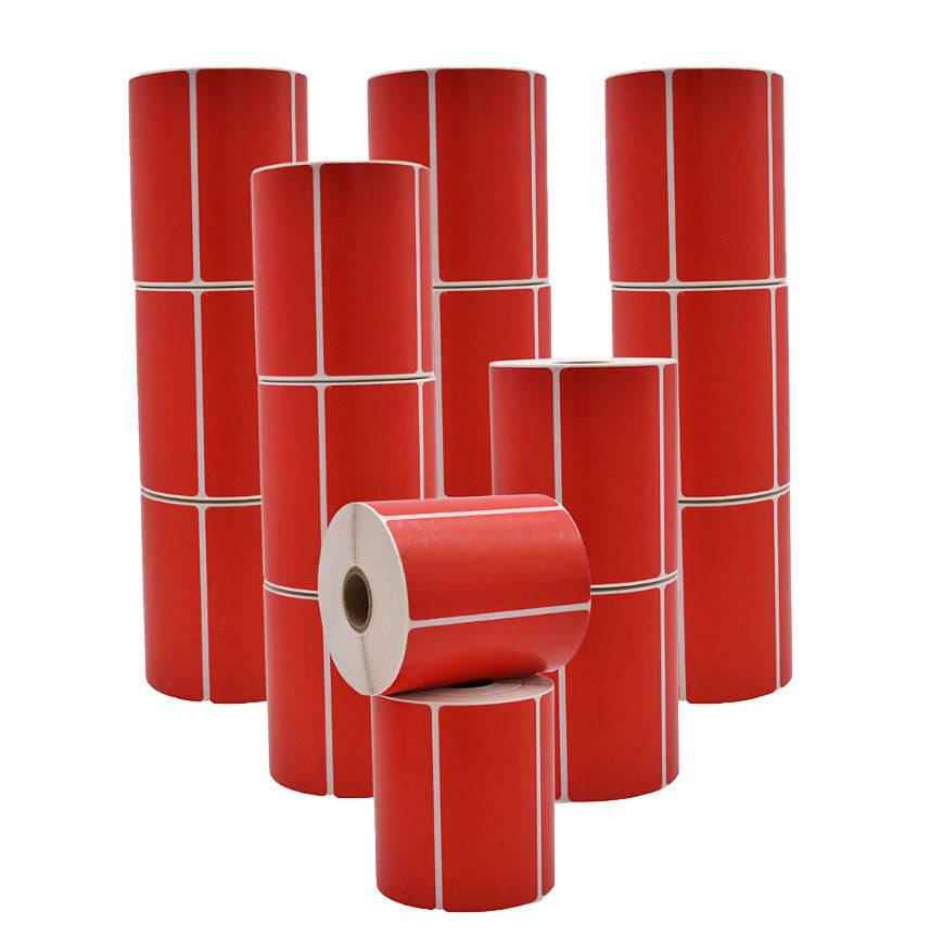 4" x 2" Direct Thermal Labels - 750 Stickers | LB-DTT (Made in USA)