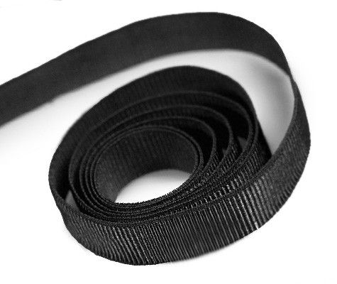 Black - Elast-A-Grain Ribbon - 5/8" x 25 Yards