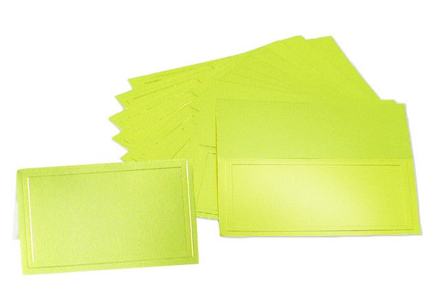 Gold - Enclosure Card - 3-1/2 x 2-1/4" Folding Metallic Foil Gift Cards