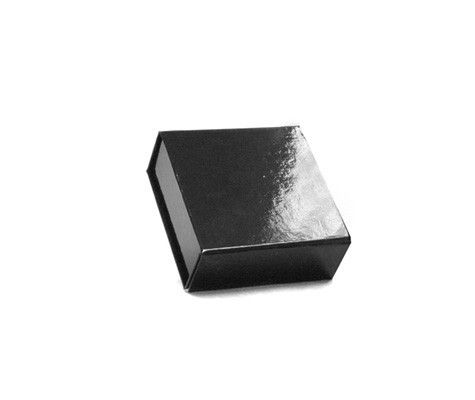 Gloss Black - Magnetic Ceco Gift Box - 3-5/8 x 3-1/2 x 1-1/2"