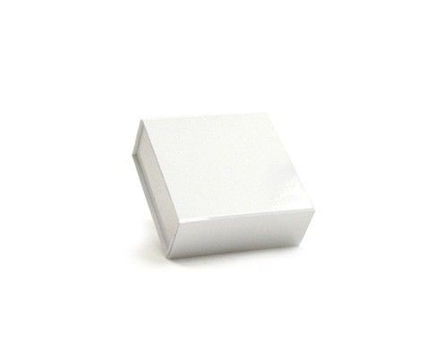 Gloss White - Magnetic Ceco Gift Box - 3-5/8 x 3-1/2 x 1-1/2"