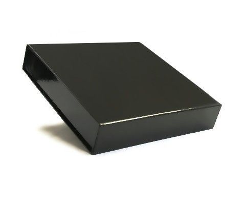 Gloss Black - Magnetic Ceco Gift Box - 9-1/2 x 9-1/4 x 1-3/4"