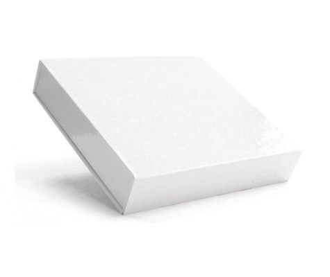 Gloss White - Magnetic Ceco Gift Box - 9-1/2 x 9-1/4 x 1-3/4"