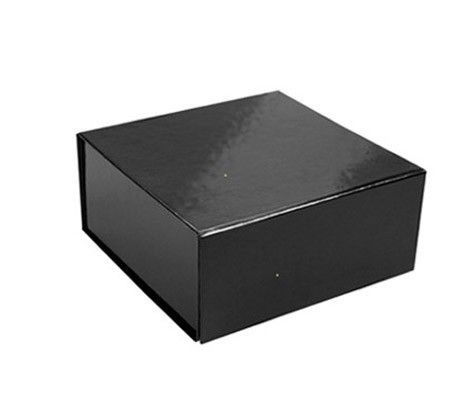 Gloss Black - Magnetic Ceco Gift Box - 8 x 8 x 3-1/8"