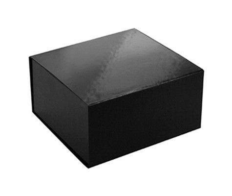 Gloss Black - Magnetic Ceco Gift Box - 10 x 10 x 4-1/2"