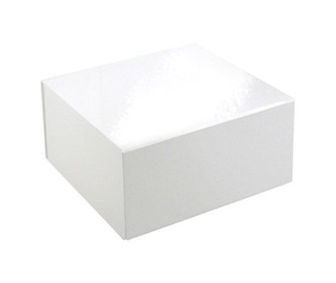 Gloss White - Magnetic Ceco Gift Box - 10 x 10 x 4-1/2"