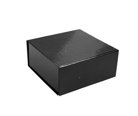 Gloss Black - Magnetic Ceco Gift Box - 6 x 6 x 2-3/4"