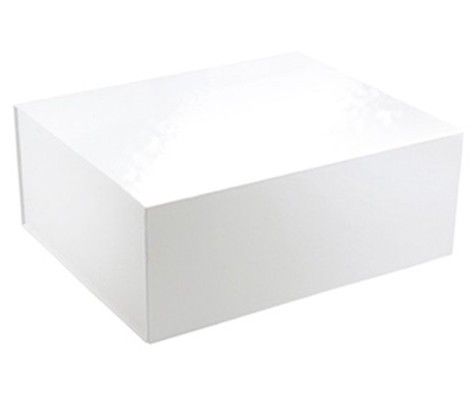 Gloss White - Magnetic Ceco Gift Box - 13 x 10-3/4 x 5-1/2"
