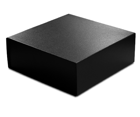 Leatherette Black - Magnetic Ceco Gift Box - 10 x 10 x 4"
