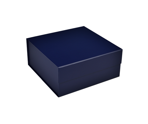 Matte Navy - Magnetic Gift Box - 6 x 6 x 2-3/4"