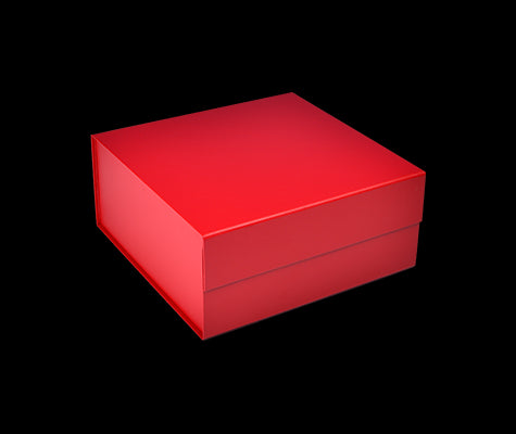 Matte Red - Magnetic Gift Box - 6 x 6 x 2-3/4"