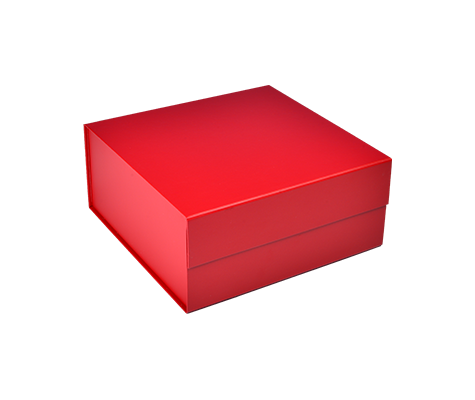 Matte Red - Magnetic Gift Box - 6 x 6 x 2-3/4"