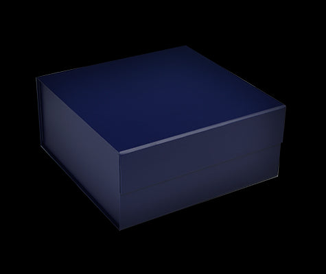 Matte Navy - Magnetic Gift Box - 8 x 8 x 3-1/8"