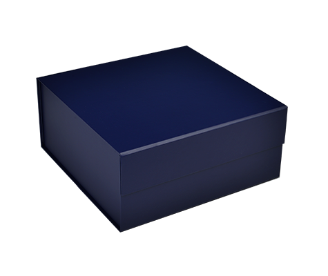 Matte Navy - Magnetic Gift Box - 8 x 8 x 3-1/8"